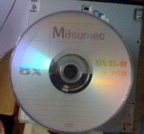 DVD trắng Mitsumec