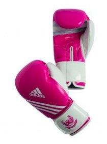 Adidas 'Box Fit' Boxing Gloves 'ClimaCool' Pink 10oz