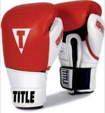 Title Boxing Gel Revolution 16 oz. Training Gloves - Red/White/Black