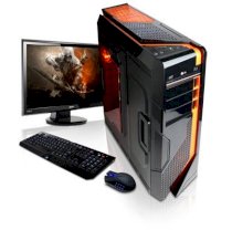 Máy tính Desktop CyberPowerPC ZEUS EVO LIGHTNING 3000 Black (AMD FX-9370 4.40GHz, RAM 16GB, HDD 2TB, VGA AMD Radeon R9 270X 2GB GDDR5, Không kèm màn hình)