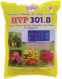 Phân hữu cơ khoáng Đa - Vi lượng HVP 301B chuyên dùng cho Hoa Kiểng