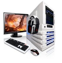 Máy tính Desktop CyberPowerPC GAMER XTREME 5000 White (Intel Core i7 4770K 3.50GHz, RAM 8GB, HDD 1TB, VGA NVIDIA GeForce GTX 760 2GB GDDR5, Không kèm màn hình)
