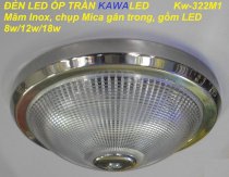 Đèn ốp trần LED vòng Kawaled Kw-322M1-LED8w