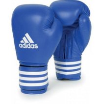 Adidas Leather Boxing Gloves (Blue)