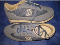 Dexter Stephanie Dusty Blue Size 11 Women's Bowling Shoe Universal Sliding Soles