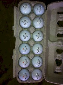 One dozen Used Callaway Golf Balls-Excellent Condition