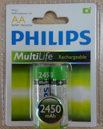 Pin sạc AA Philips R6B2A245/97 - 2450mAh