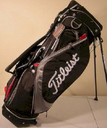 New Titleist 14-Way Premium Golf Stand Bag Black/Silver/Red TB3SXP14-01S6