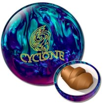 Ebonite Cyclone Bowling Ball - Turquoise/Purple/Magenta