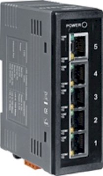 Unmanaged 5-Port Industrial 10 100 1000 Base-T Ethernet Switch, ICP DAS NS-205G