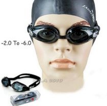 Swimming Prescription Optical Myopia Nearsighted Goggles Glasses -2.00 to -6.0