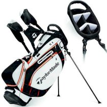 Brand New TaylorMade Golf Pure Lite Apollo Stand Bag - White/Black/Orange