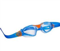 Aqua Sphere Kayenne Jr. Kids Swim Goggles, Clear Lens, Blue/Orange