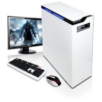 Máy tính Desktop CyberPowerPC POWER MEGA III 3000 3D MODEL White (Intel Xeon E5-2630 Six Core 2.30GHz, RAM 32GB, HDD 1TB, VGA NVIDIA Quadro K4000 3GB, Không kèm màn hình)