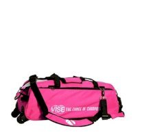 Vise 3 Ball Roller Bowling Bag - Pink