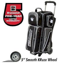 Brunswick Team Brunswick Graphite 3 Ball Roller Bowling Bag