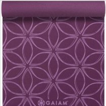 Gaiam Flower of Life Pilates & Yoga Mat - Purple