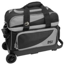 BSI 2 Ball Roller Bag - Black/Grey