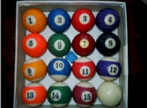 Complete set of Billiard Balls by Aramith Belgian Standard by Saluc