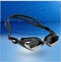 Black Competition Swimming Goggles Comfortable Anti-fog UV Protection Summer Hot