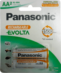 Panasonic HHR-3LVT/2B-1000mAh-AA