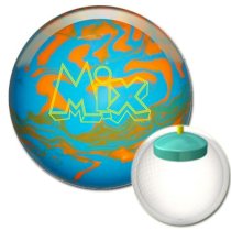 Storm Mix Bowling Ball - Blue/Orange Solid Urethane