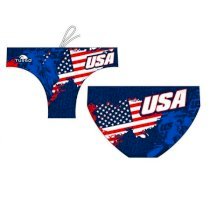TURBO USA Map - Mens Suit - Water Polo