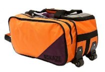 KAZE SPORTS 2 Ball Tote Roller Bowling Bag with Expandable Shoe Pocket