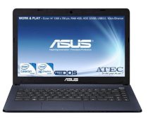 Asus X401A-WX475 (Intel Celeron 1000M 1.8GHz, 4GB RAM, 320GB HDD, VGA Intel HD Graphics, 14 inch, Free DOS)