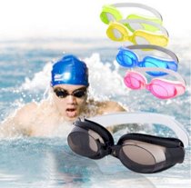 New Fashion Adult Swimming Glasses Earplugs + Nose Clip + Swimming Goggles Set