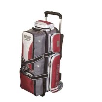 Storm Rolling Thunder 3-Ball Bowling Bag - Gray/Red/Silver