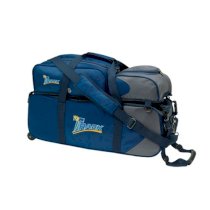 Track Premium Player 3 Ball Tote w/ Pouch- Blue/Gray