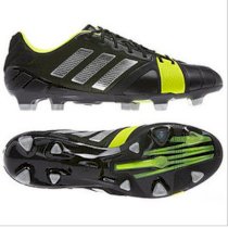 Adidas Nitrocharge 1.0 TRX FG Soccer Cleats Mens Size US 13 UK 12.5 BLACK Q33800