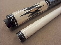 Dale Perry DP Pool Cue Curly Maple & Starburst Inlays w/ Stage IV Shaft