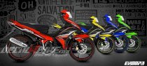 Decal trang trí xe máy Yamaha Exciter 0073