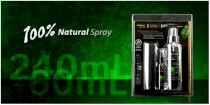 Bộ khăn nước lau Antec 100% Natural Spray 60ml