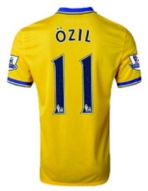 Áo Ozil CLB Arsenal 2013-2014 sân khách