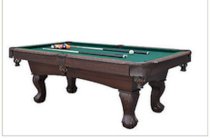 7-1/2 ft. Billiard Pool Table Includes Bonus Cue Rack Game Room Pool Man Cave