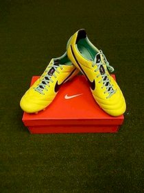 Nike Tiempo Legend IV FG Soccer Shoes New Authentic Volt Kangaroo Leather ACC