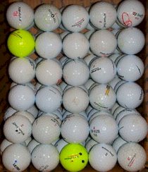 100 Used Golf Balls - Top Flite, Wilson, Pinnacle, Slazenger, Precept and more..