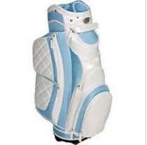 Ladies Cart Bag Burton Bag: Veron Light Blue and Pearl (inc. 4 headcovers) #3743