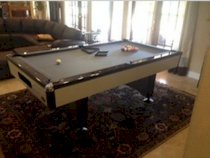 Berner Billiards Silver Shadow Pool Table