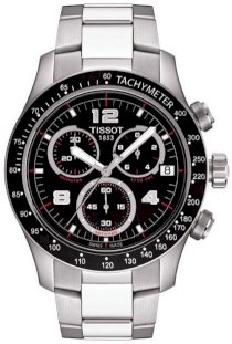 Đồng hồ Tissot V8 Chronograph Black Dial Mens Watch T0394171105702