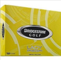 Bridgestone Lady Precept Golf Balls (Optic Yellow, 12pk) 