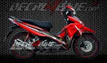 Decal trang trí xe máy Honda Wave 0003