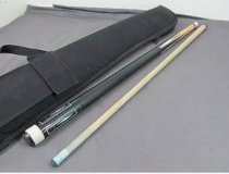 Players G-2320 Wooden Pool Cue - 2 Piece - 28" - 18oz - w/ Soft Case - Graphics