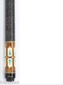 Jacoby Custom Cue 0913-40, 13.00mm Shaft - Zebrawood w/ Holly Points