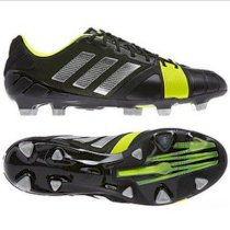 Adidas Nitrocharge 1.0 TRX FG Soccer Cleats Mens Size US 8.5 UK 8 Black Q33800
