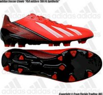 Adidas Soccer Cleats "F50 adiZero TRX FG Synthetic"(7.5)Infrared/White/Bk Q33848