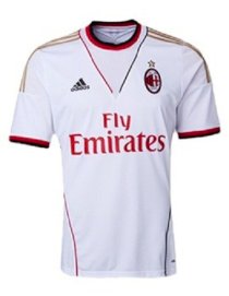 Áo AC Milan 2013-2014 sân khách màu trắng